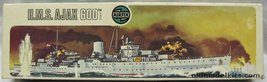 Airfix 1/600 H.M.S. Ajax Light Cruiser, 03204-9 plastic model kit